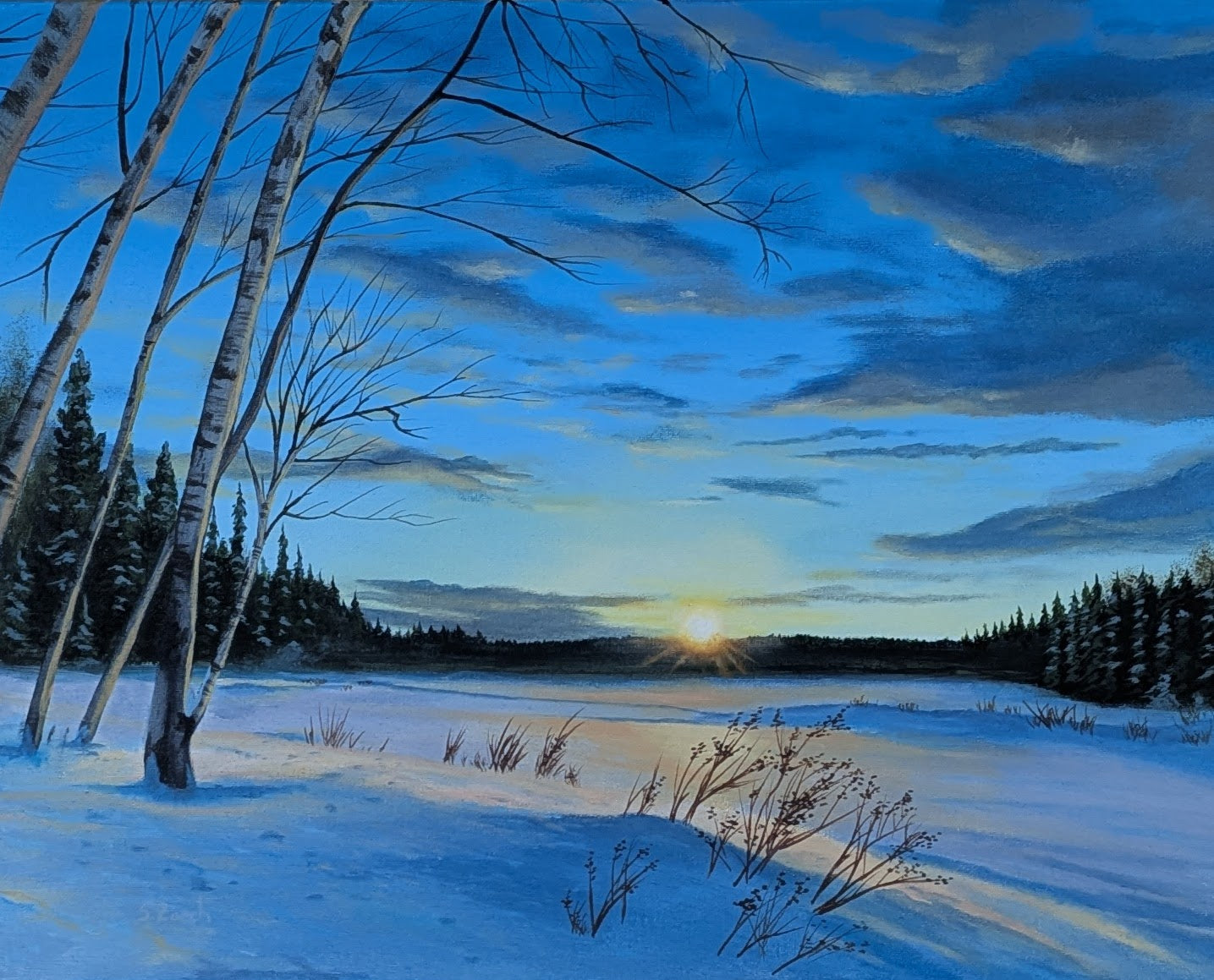 'Whisper of the Winter Sun' 16x20
