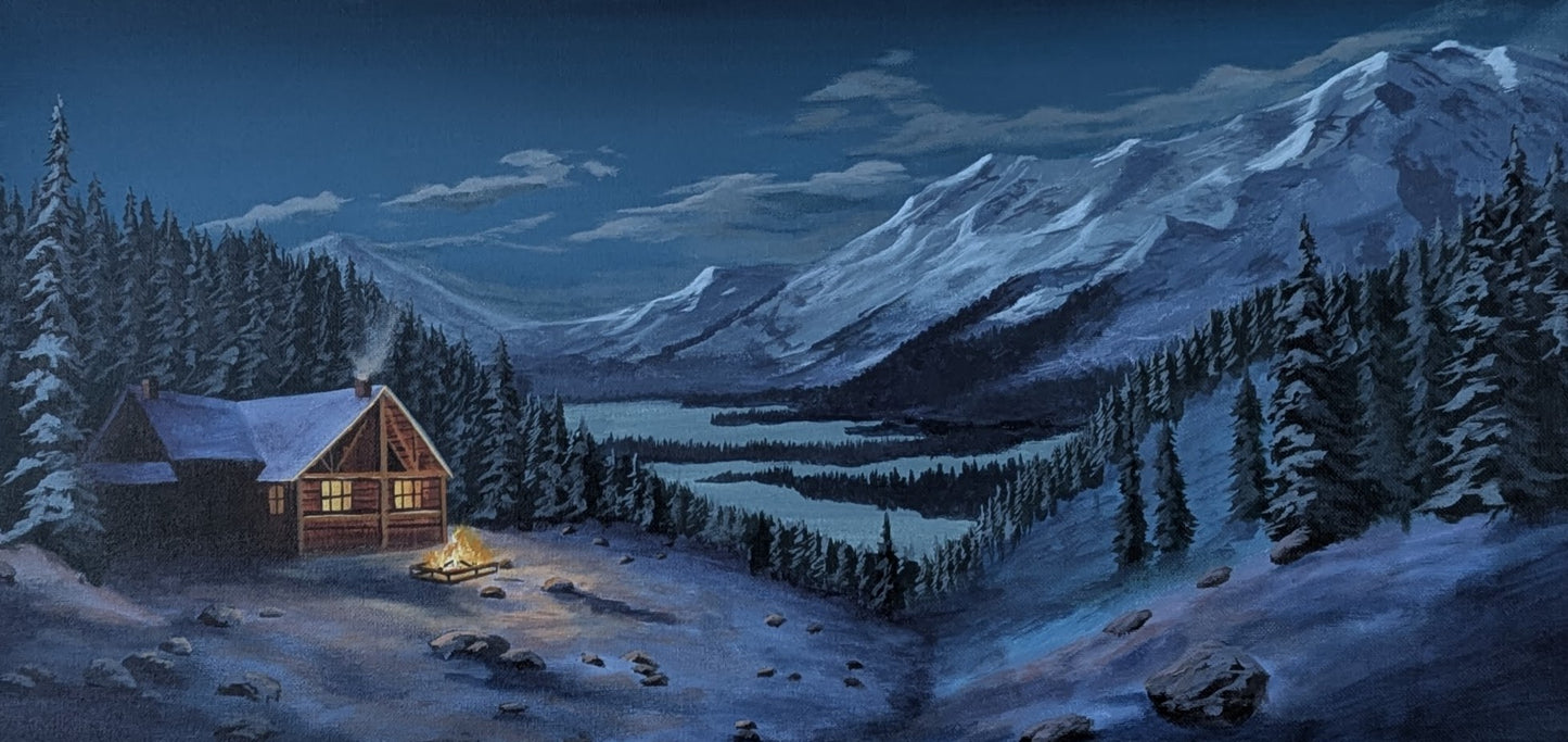 'Cozy Cabin' 12x24