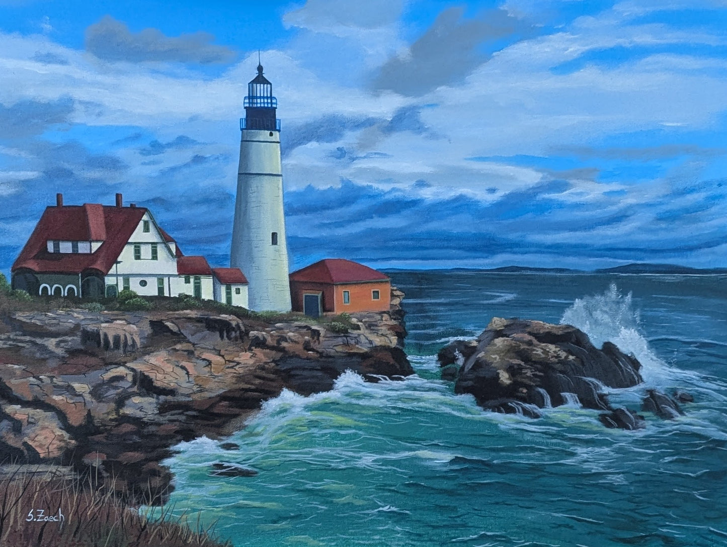 'Maine Lighthouse' 18x24