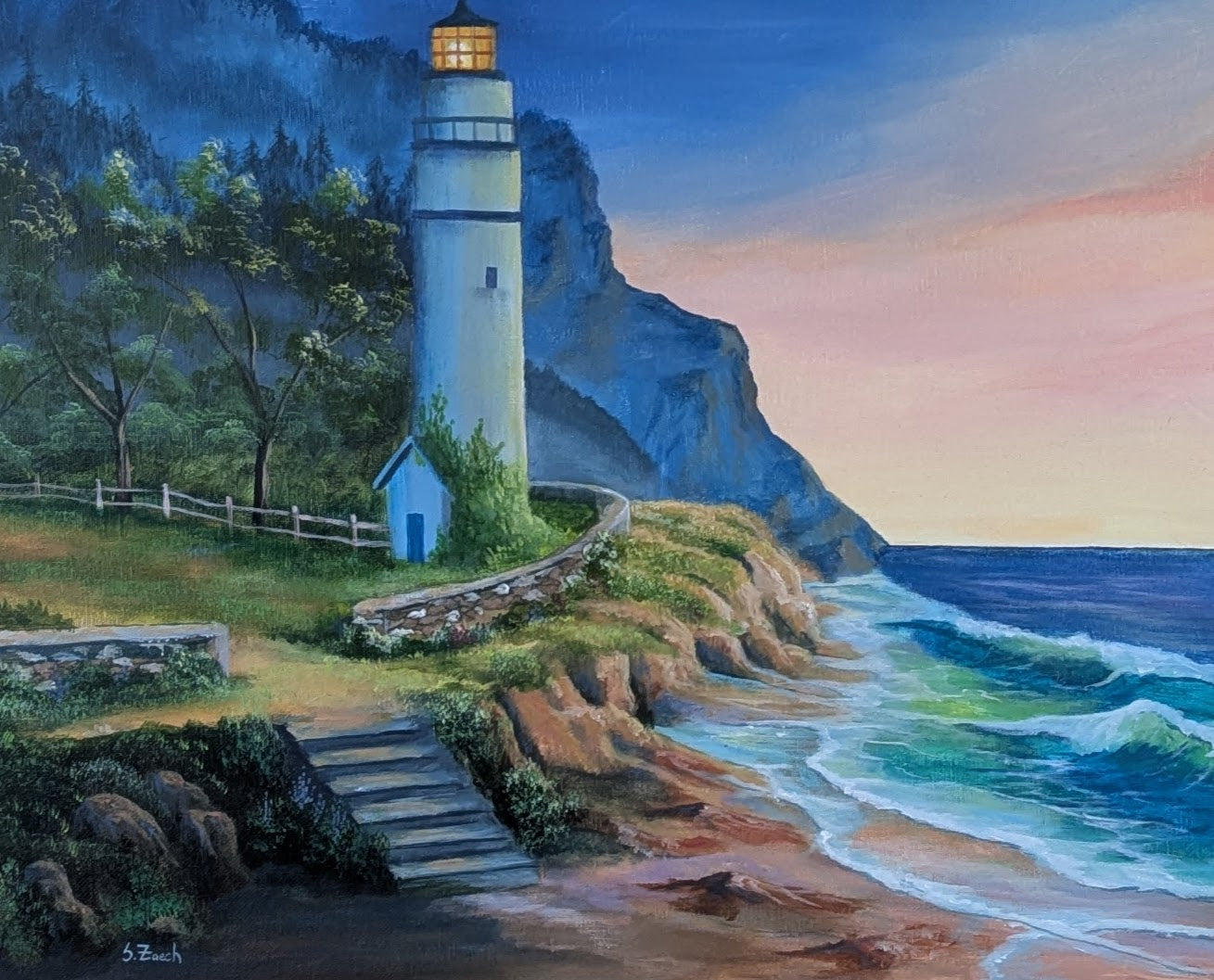 'Summer Beach' 16x20