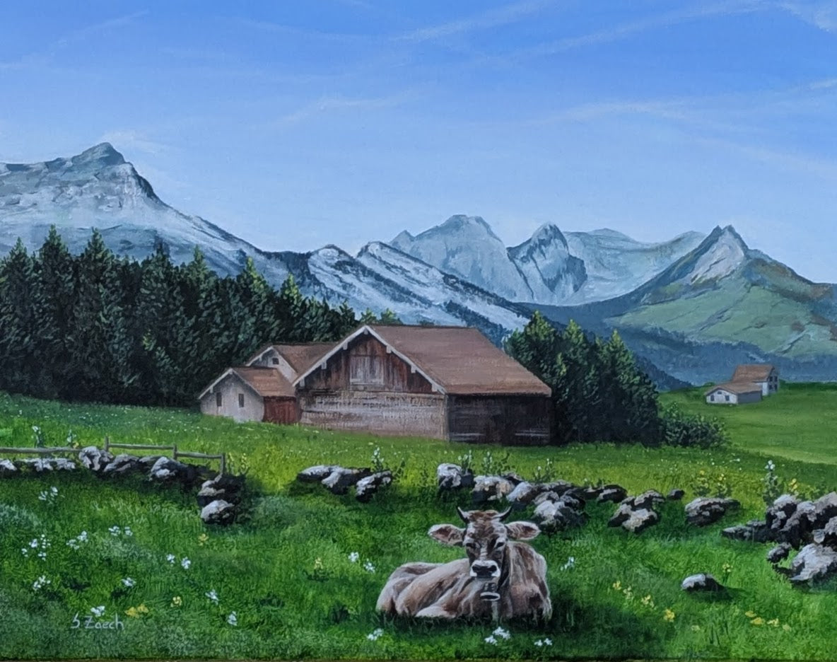 'Swiss Cow' 16x20