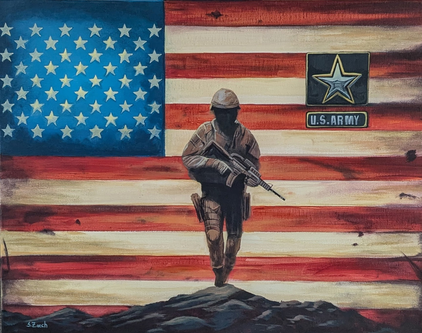 'USA Army' 16x20