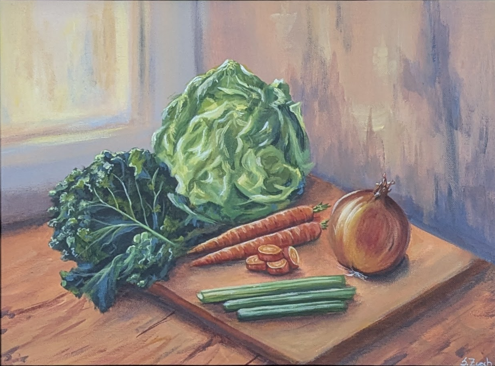'Vegetable Still Life' 12x12
