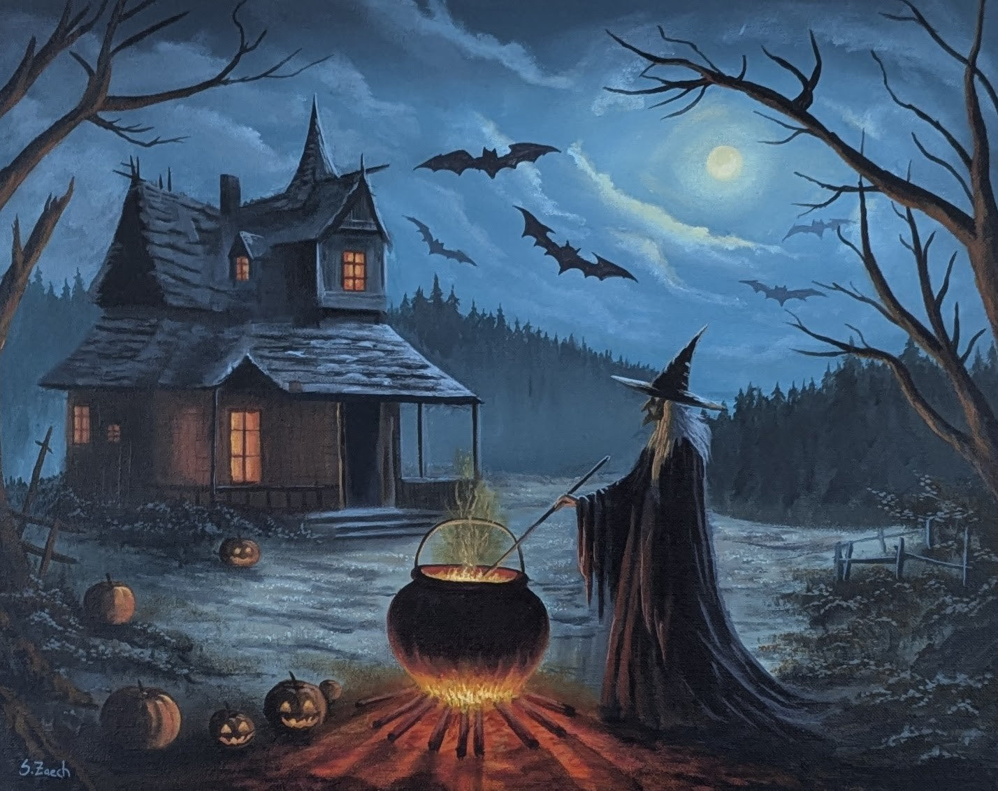 'Witches Cauldron' 16x20