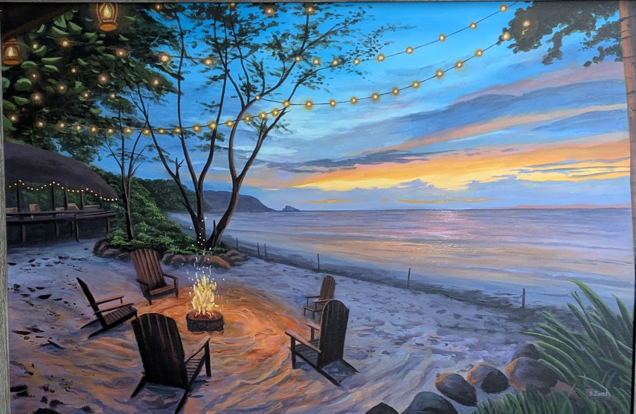 'Campfire Beach' 24x30