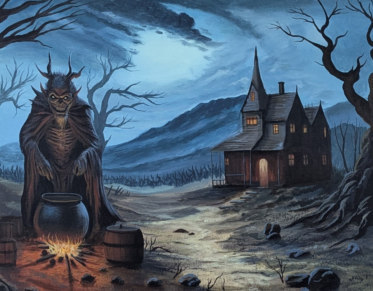 'Demon's Layer' 16x20