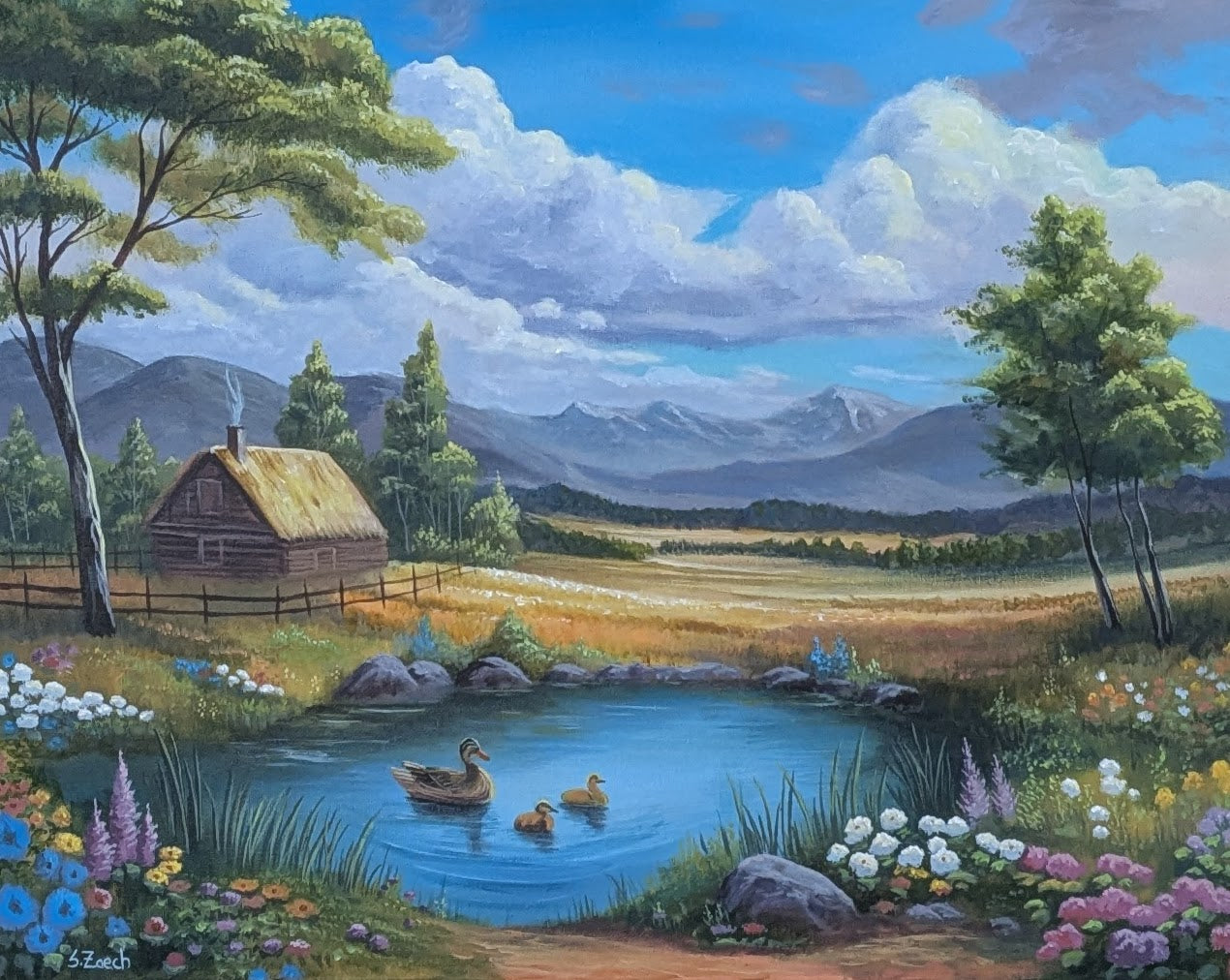 'Ducks in a Pond' 16x20