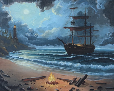 'Pirate Shore' 16x20 – 
