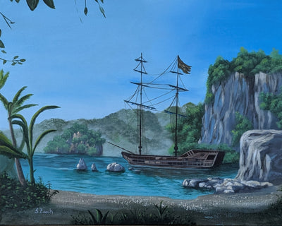 'Pirate Lagoon' 16x20 – 