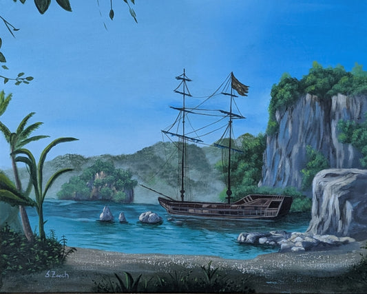 'Pirate Lagoon' 16x20