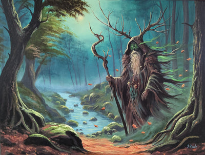 'Druid in Forest' 18x24 – 