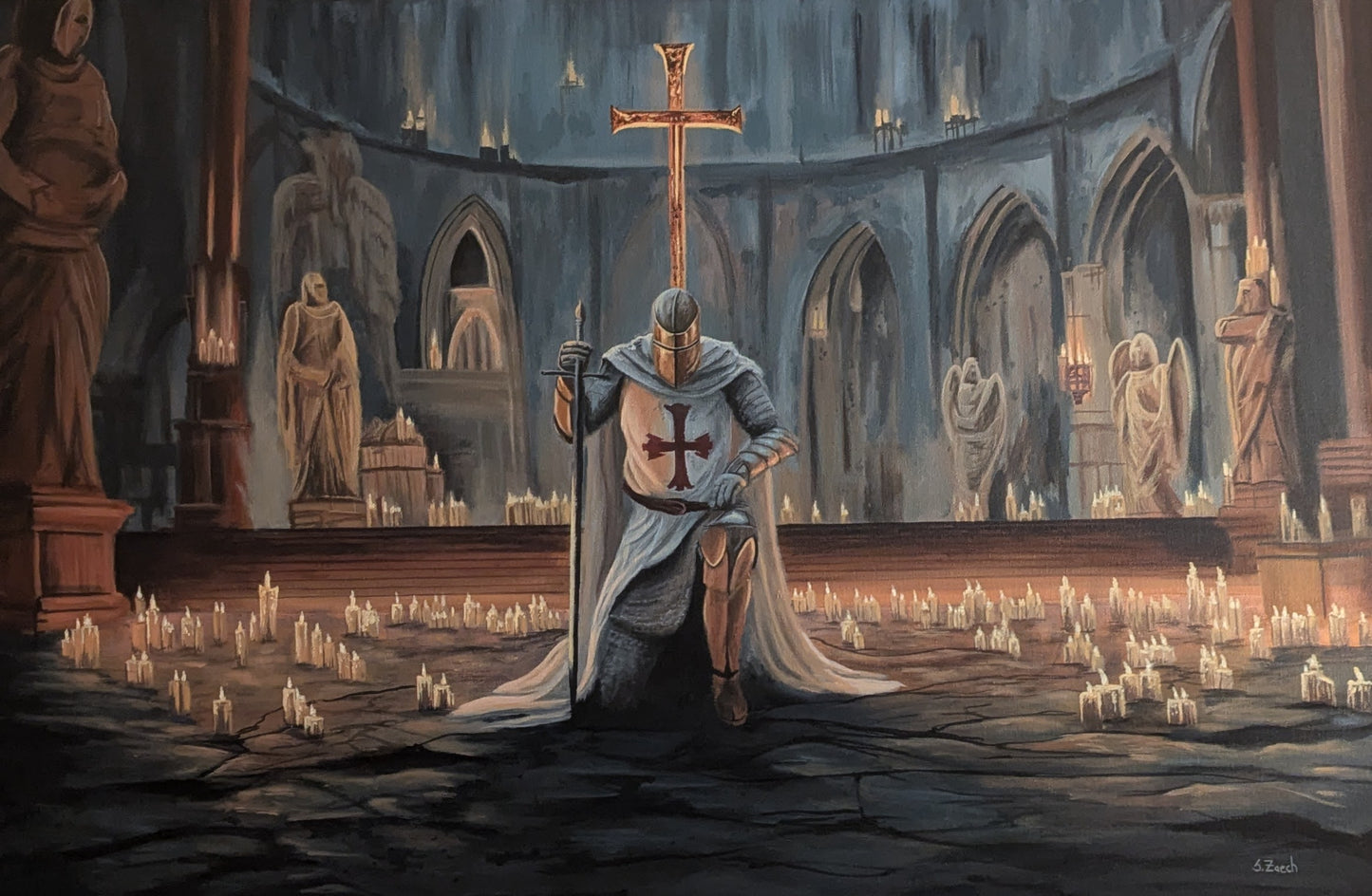 'Prayer Before Battle' 24x36