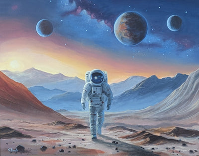 'Space Traveler' 16x20 – 