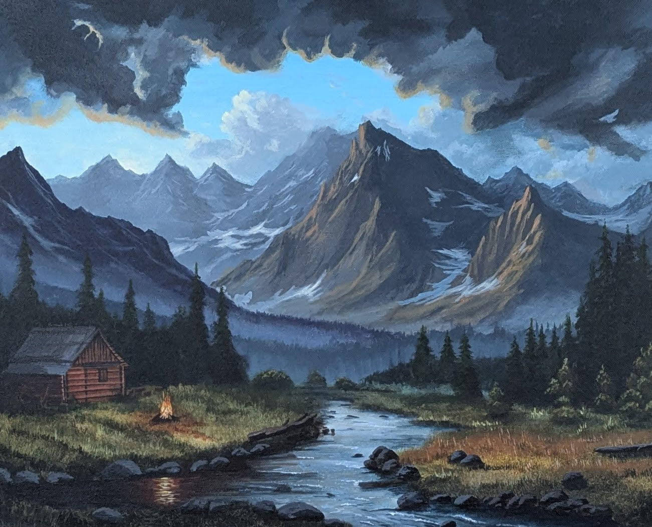 'Storms Approach' 16x20