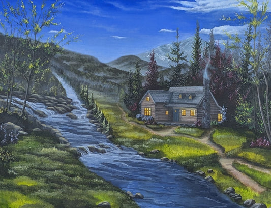 'Summer Cabin' 24x30