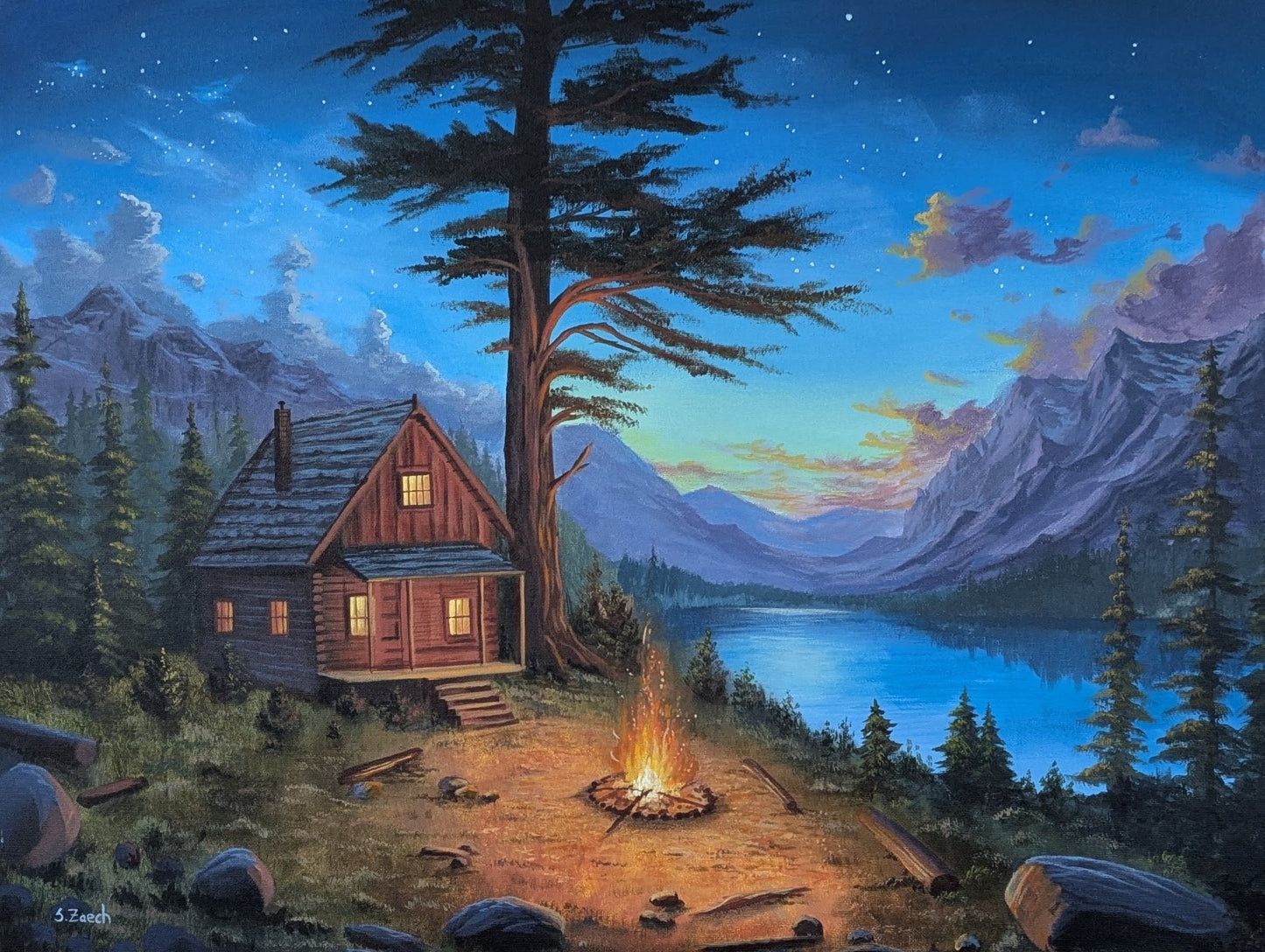 'Summer Night' 18x24