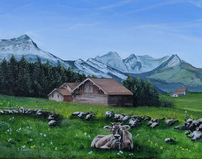 'Swiss Cow' 16x20 – 