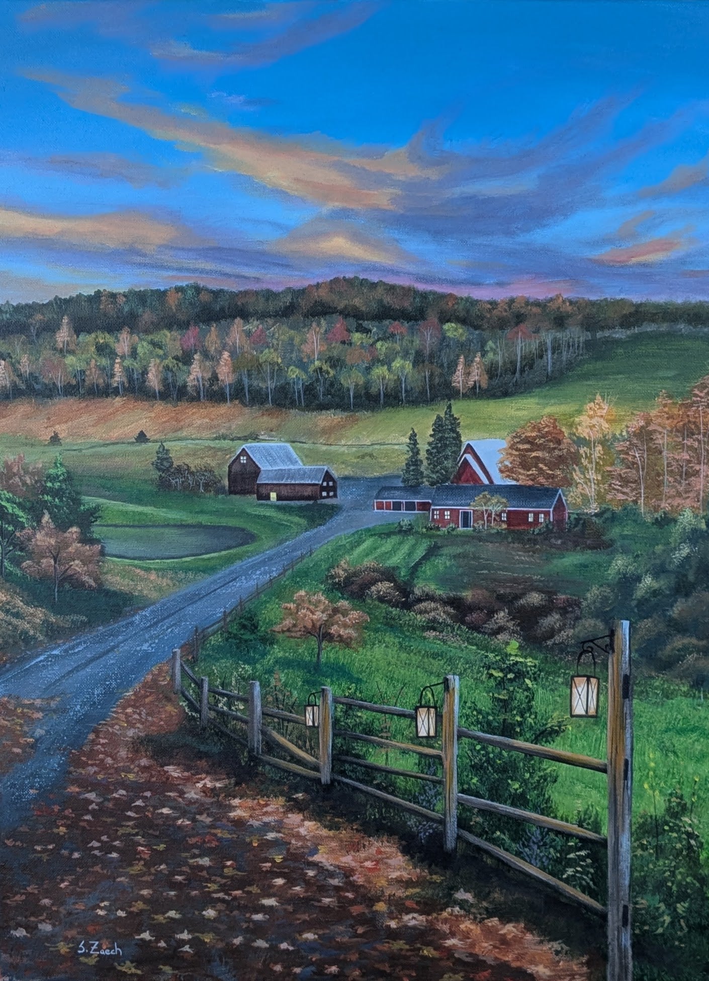 'Vermont View' 18x24