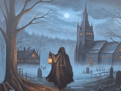 'Walk through the Cemetery' 16x20 – 