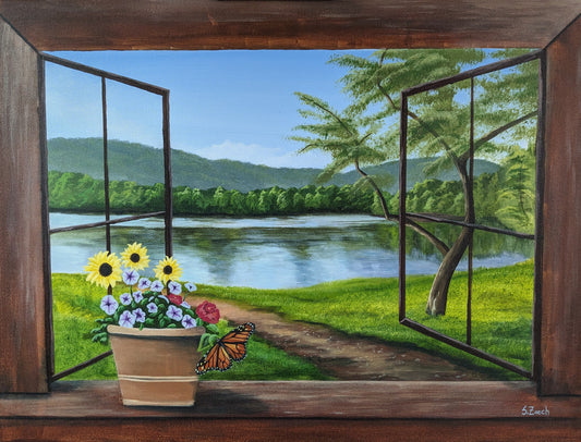 'Window View' 18x24