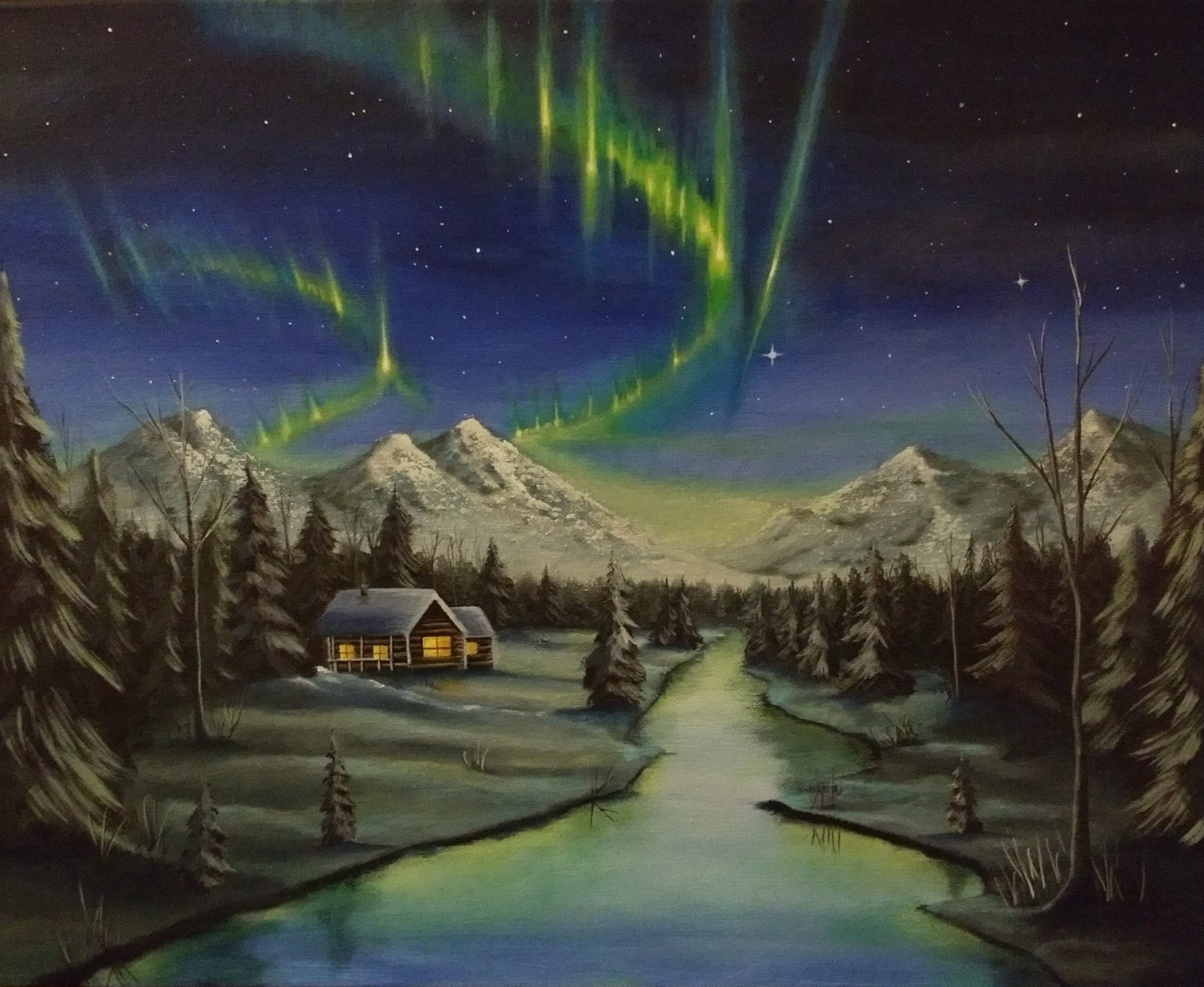 'Winter Aurora' 16x20